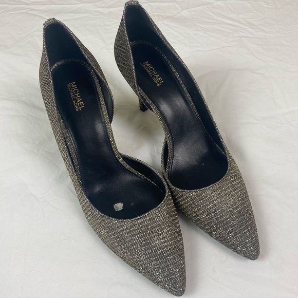 Michael Kors Nathalie Flex High Pump Metallic Size 9.5 - Picture 3 of 7